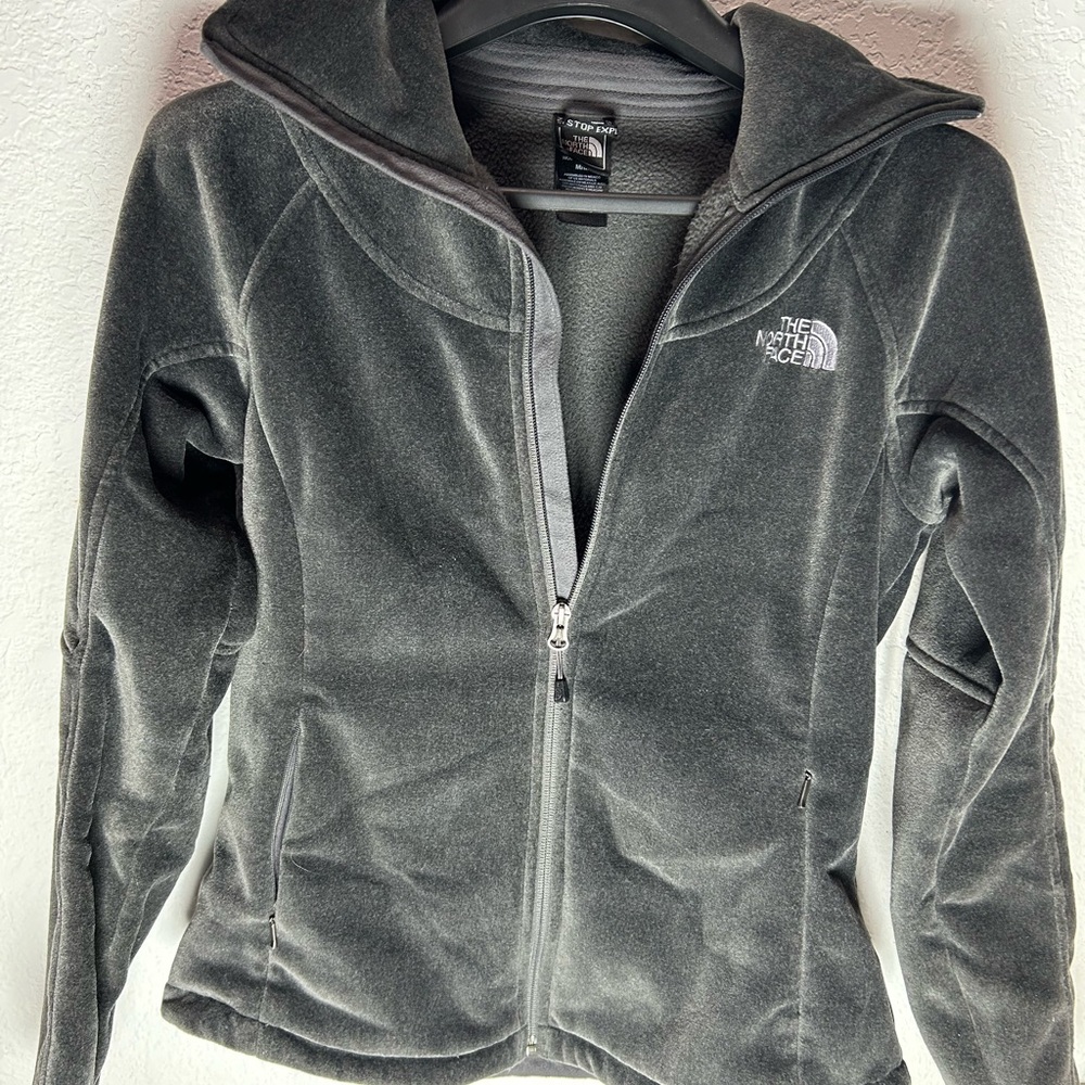 The North Face Women's Charcoal soft Fleece Jacket